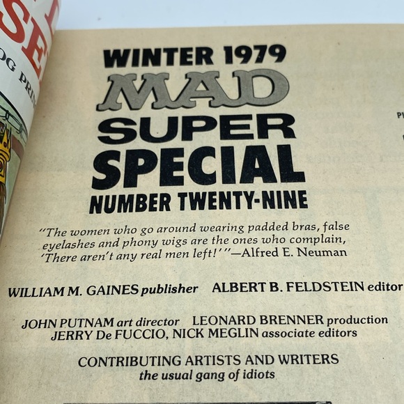 Mad Super Special Winter 1979 Magazine Comics Vintage - Picture 2 of 8